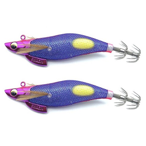 비케이씨 팁런프린스 무늬오징어 팁런에기 2.5호 SG-520, No 5 MYSTERY PURPLE UV, 20g, 2개