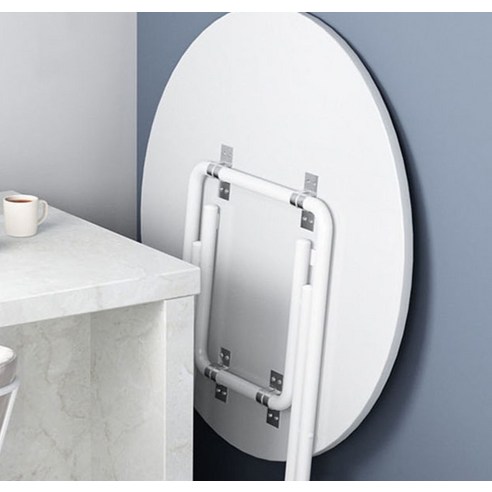 좁은 공간, 넓은 행복! 접이식 원형 테이블로 나만의 아늑한 홈카페를!