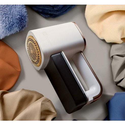 이나프 프리미엄 티타늄 6중날 LED 보풀제거기, LR1, 스노우화이트