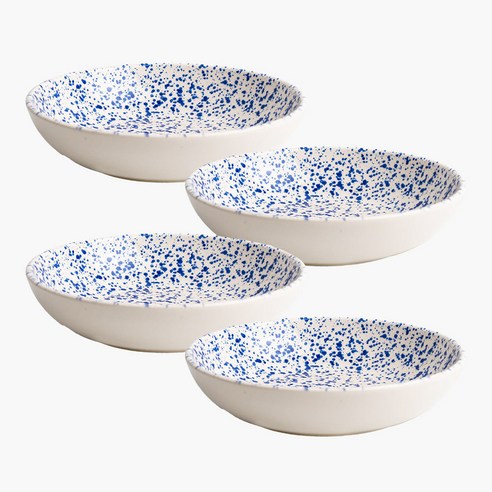 보아비스타 스플레터 찬기 L 20.5cm, 블루, 4개