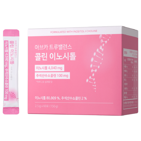 아브카 콜린 미오 이노시톨 4040mg, 1개, 60포