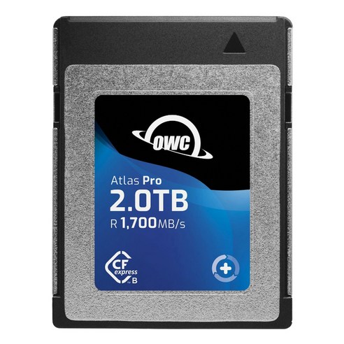 OWC Cfexpress Type B 메모리 카드 DSRL 1500MB/s OWC Atlas Pro Cfexpress, 2TB