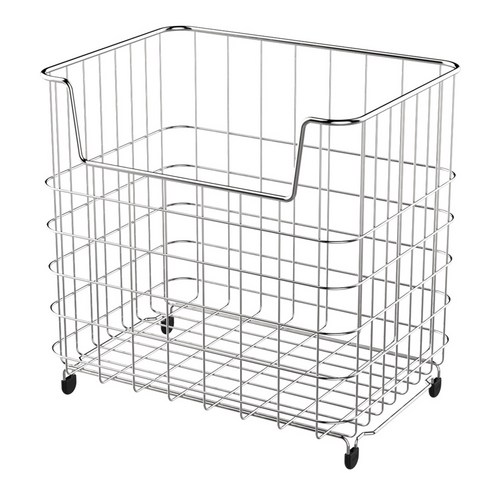 스타픽스 스테인리스 세탁바구니 440, 실버