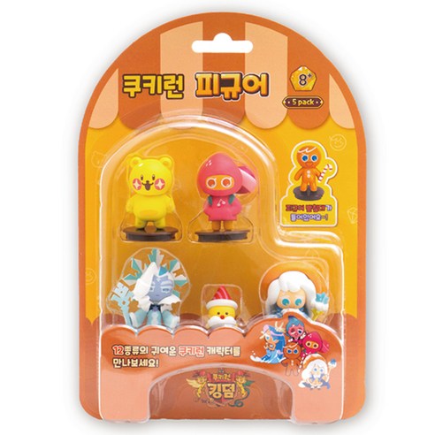 피노키오 쿠키런 피규어 블리스터 5p 세트 랜덤발송, 1세트