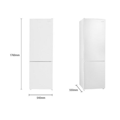 럭스컴 262L 상냉장 하냉동 콤비 일반형 냉장고: 신선한 식재료를 위한 최적의 선택