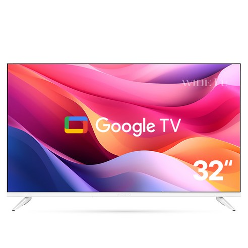 와이드뷰 HD 화이트 에디션 구글 스마트TV, 81cm(32인치), GTWV320HD11, 스탠드형, 고객직접설치