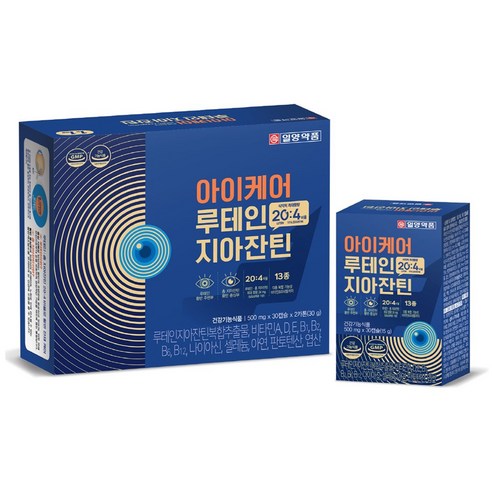 일양약품 아이케어 루테인지아잔틴 15g, 2개, 30정