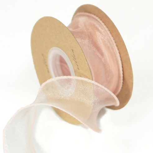 아이엔피 오간디리본 40mm, 04 벚꽃, 9m, 1개