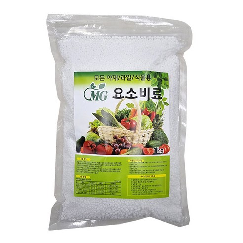 모든 식물용 알갱이형 요소 비료, 1kg, 1개