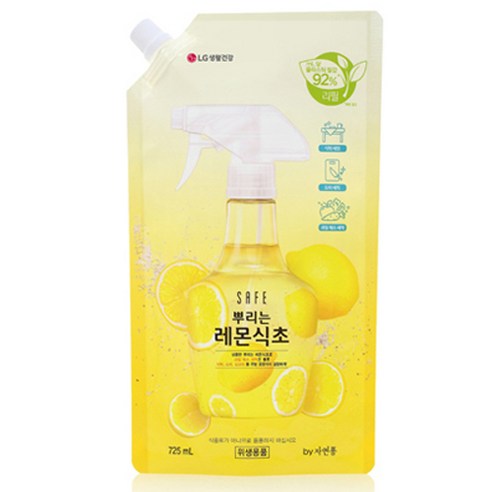 세이프 뿌리는 레몬식초 리필형, 725ml, 1개