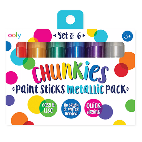 울리 청키 페인트 스틱 메탈 chunkies paint sticks, 1세트, 6색