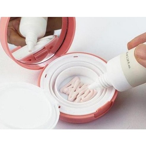 셀프천사 미니 DIY 비비 쿠션 케이스 5g, 핑크 무지, 2개