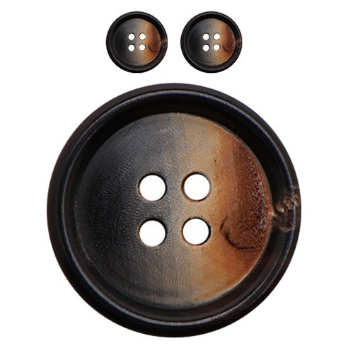 동대문단추왕 리얼소뿔 단추 JWS-01 23mm, 그라데이션, 3개