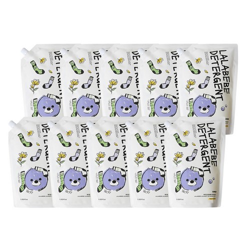 케이맘 랄라베베 유아용 세탁세제 목련향 리필, 4개, 1.3L