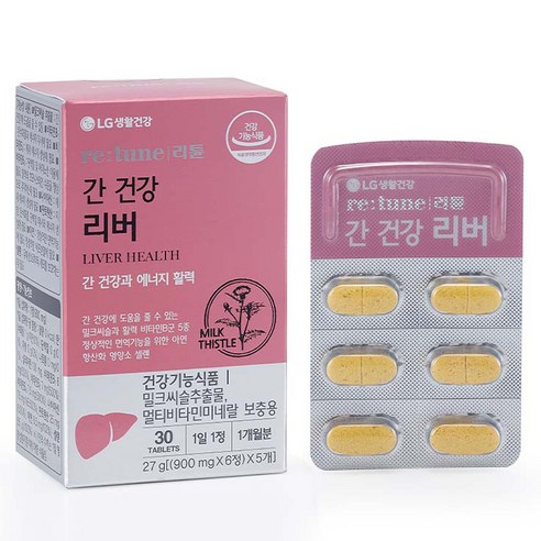 리튠 간 건강 리버 27g, 30정, 1개