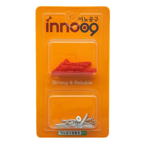 이노공구 범용 일반나사 칼블럭 레드 2종 x 10p 세트 25mm NIT100, 1세트
