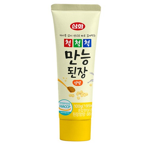 삼화 척척척 만능 된장 양념, 100g, 3개