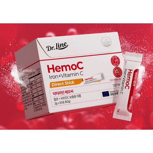 빈혈 해소의 든든한 파트너: 닥터라인 헤모씨 철분