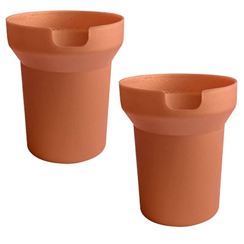 블럭마트 텀블러 바닥 보호커버 900ml, 브라운, 2개