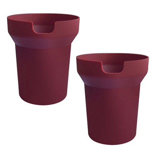 블럭마트 텀블러 바닥 보호커버 900ml, 와인, 2개
