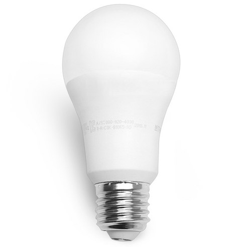 번개표 원하 LED 전구 10W 화이트, 전구색, 1개