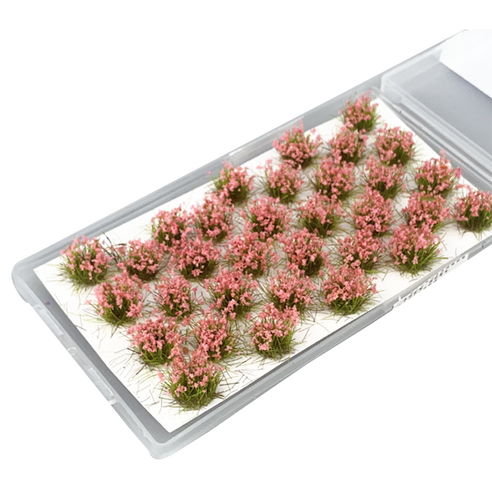 코히모 조경재료 모형 미니어처 diy 키트 조경용 꽃밭 4W035, 1개, 연핑크