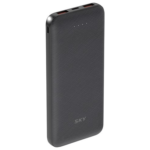 SKY 필 S10PD 20W 멀티포트 고속충전 유선 보조배터리 10000mAh C타입, SKY-BS10PD, 폴라 화이트