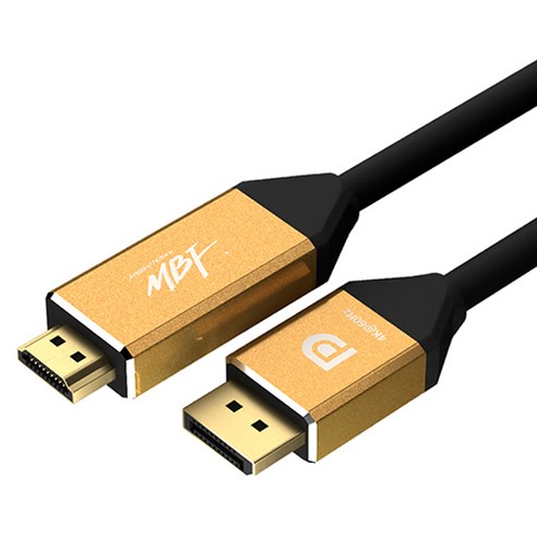 엠비에프 DP TO HDMI 4K 60Hz 케이블, MBF-DHC260MT, 1개
