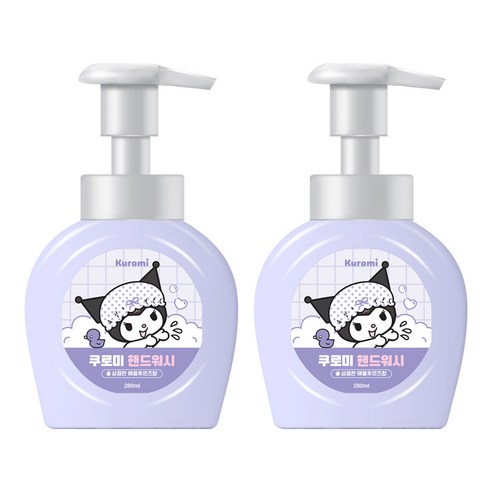 아텍스 쿠로미 핸드워시 애플후르츠, 280ml, 2개