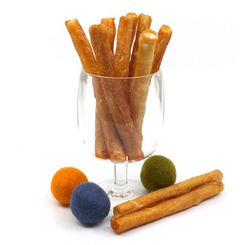 우리 댕댕이를 위한 최고의 선택, 츄리또 치킨스틱 고기 껌 간식!