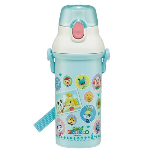 스케이터 PSB5SANAG 다이렉트 보틀, 애니멀 크로싱, 480ml, 1개