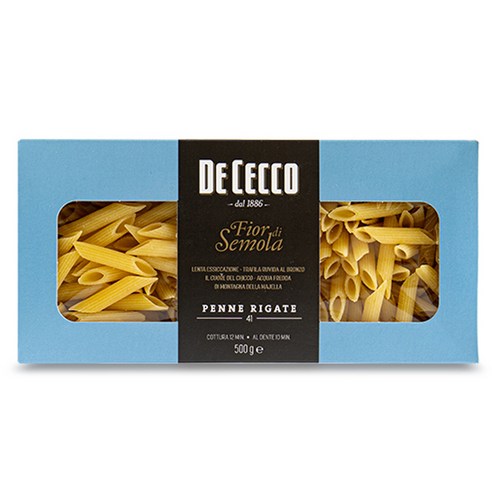 데체코 피오르디세몰라 펜네 리가테 파스타, 500g, 1개