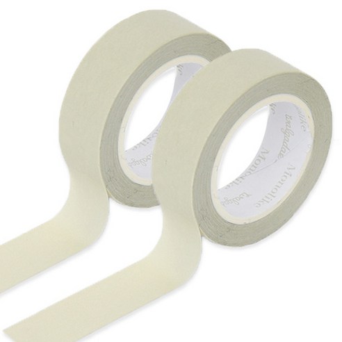 모노라이크 아르떼 마스킹 테이프 15mm x 10m, 516 Vanilla, 2개