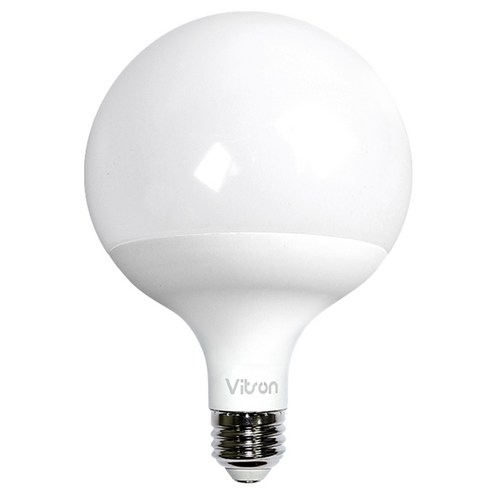 비츠온 LED 볼전구 램프 롱타입 15W, 1개, 전구색