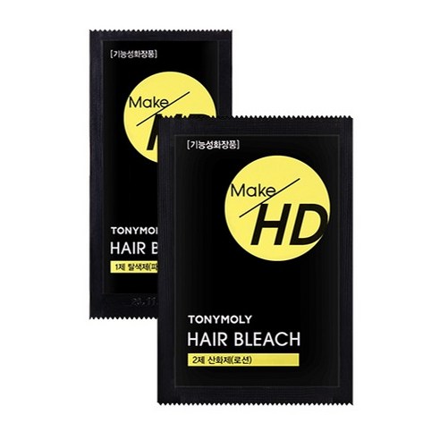 눈부신 변신, 토니모리 메이크 에이치디 헤어 블리치 탈색제로 완성하는 나만의 스타일