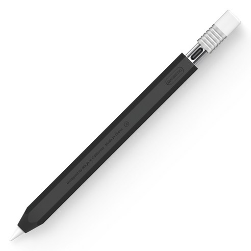 엘라고 애플펜슬 USB-C 실리콘 케이스, 블랙