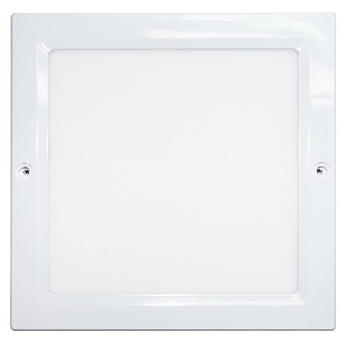 장수램프 LED 엣지 슬림 사각 직부등 20W 250mm, 화이트(조명), 전구색(전구), 1개
