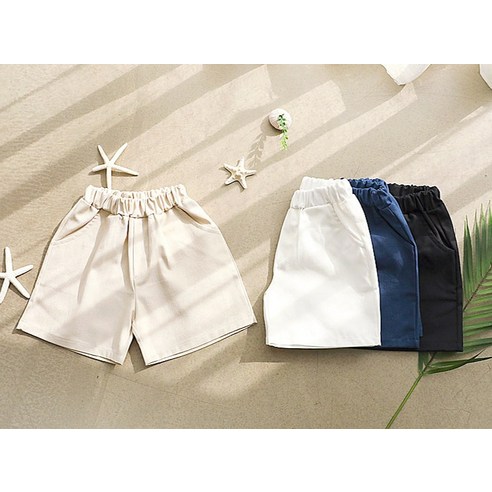 편안함과 스타일이 조화된 아동용 트윌 코튼 5부 팬츠