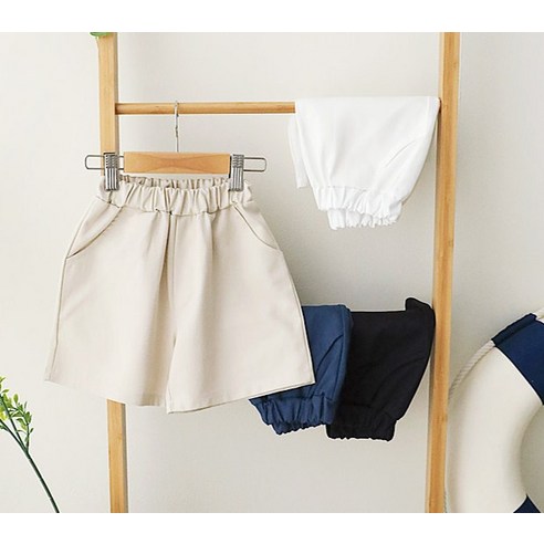 편안함과 스타일이 조화된 아동용 트윌 코튼 5부 팬츠