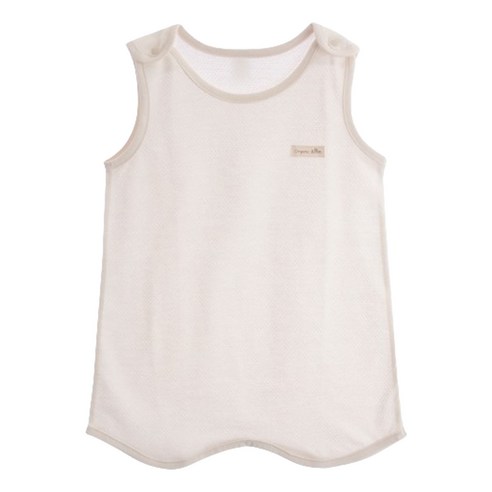 아기의 꿈결같은 여름밤을 위한 선택, 오가닉붐 유아용 매쉬 자카드 수면 조끼 아기수면조끼여름