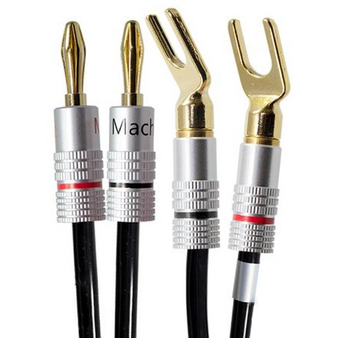 마하링크 국산 바나나 TO 말굽 블랙 50C 스피커 케이블, ML-C3PM20(20m), 1개