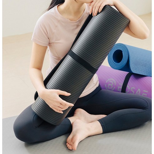 편안하고 안전한 요가 경험을 위한 보새 NBR 요가매트 세트