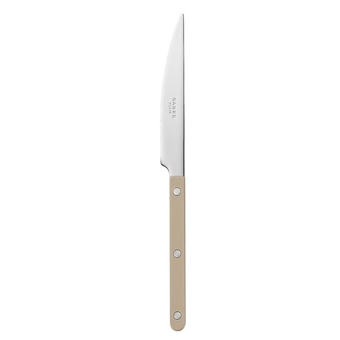 사브르 비스트로 샤이니 가을 뉴컬러 디너 나이프, Warm Beige, 1개
