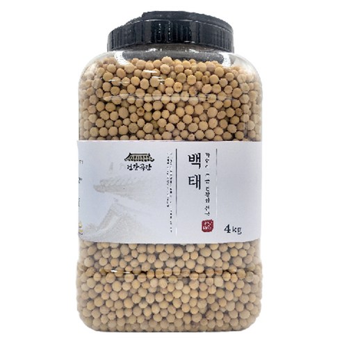 건강곡간 국내산 백태, 1개, 4kg