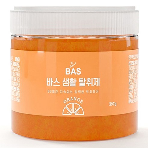 BAS 생활 탈취제 겔 오렌지, 397g, 1개