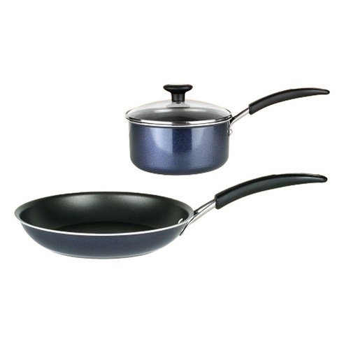 마이어코리아 인덕션 래디언스 팬 2종 세트, 프라이팬 28cm + 편수냄비 20cm, 블루, 1세트