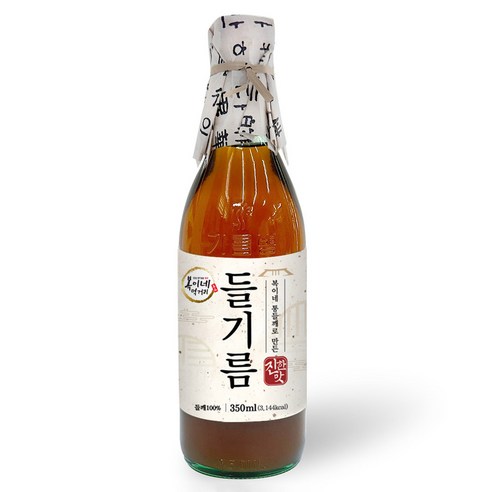 복이네먹거리 통들깨로 만든 진한맛 들기름, 350ml, 1개