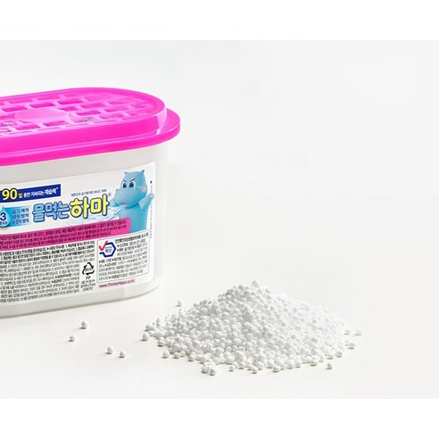 물먹는하마 숯 제습제 본품, 280g, 9개
