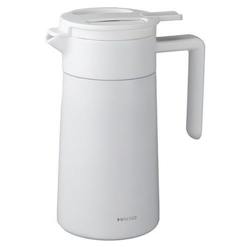 하리오 세라믹코팅 진공 이중 보온포트 화이트 CHP-600-W, 단품, 600ml, 1개