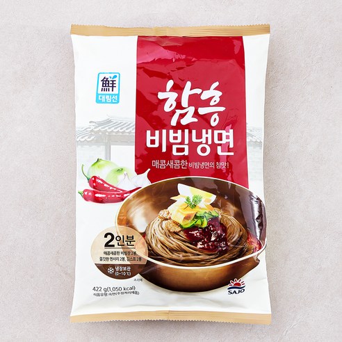 대림선 함흥비빔냉면 2인분, 422g, 3개